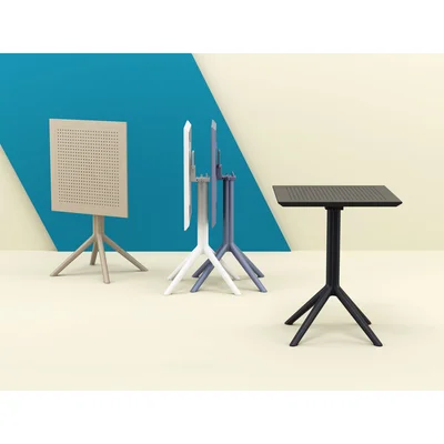 RFG Table Folding, foldable, plastic, black