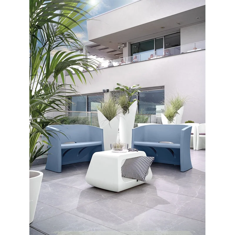 Lyxo Table Tavolino, 790 x 580 x 460 mm, white