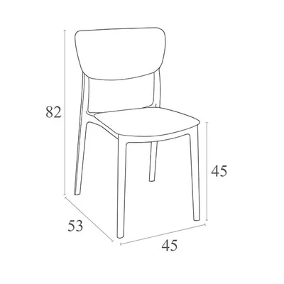 RFG Chair Moon, plastic, beige