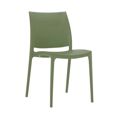 RFG Chair Milano, Plastic, Dark Green
