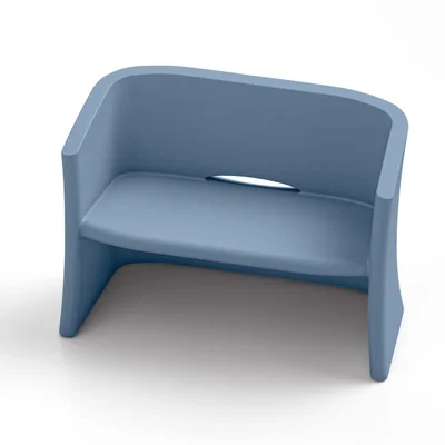 Lyxo Sofa Double Breeze, 1160 x 580 x 800 mm, light blue