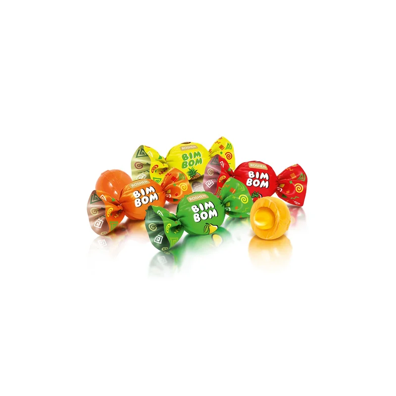 Roshen Candies Bim Bom, caramel, fruit-filled, 1 kg