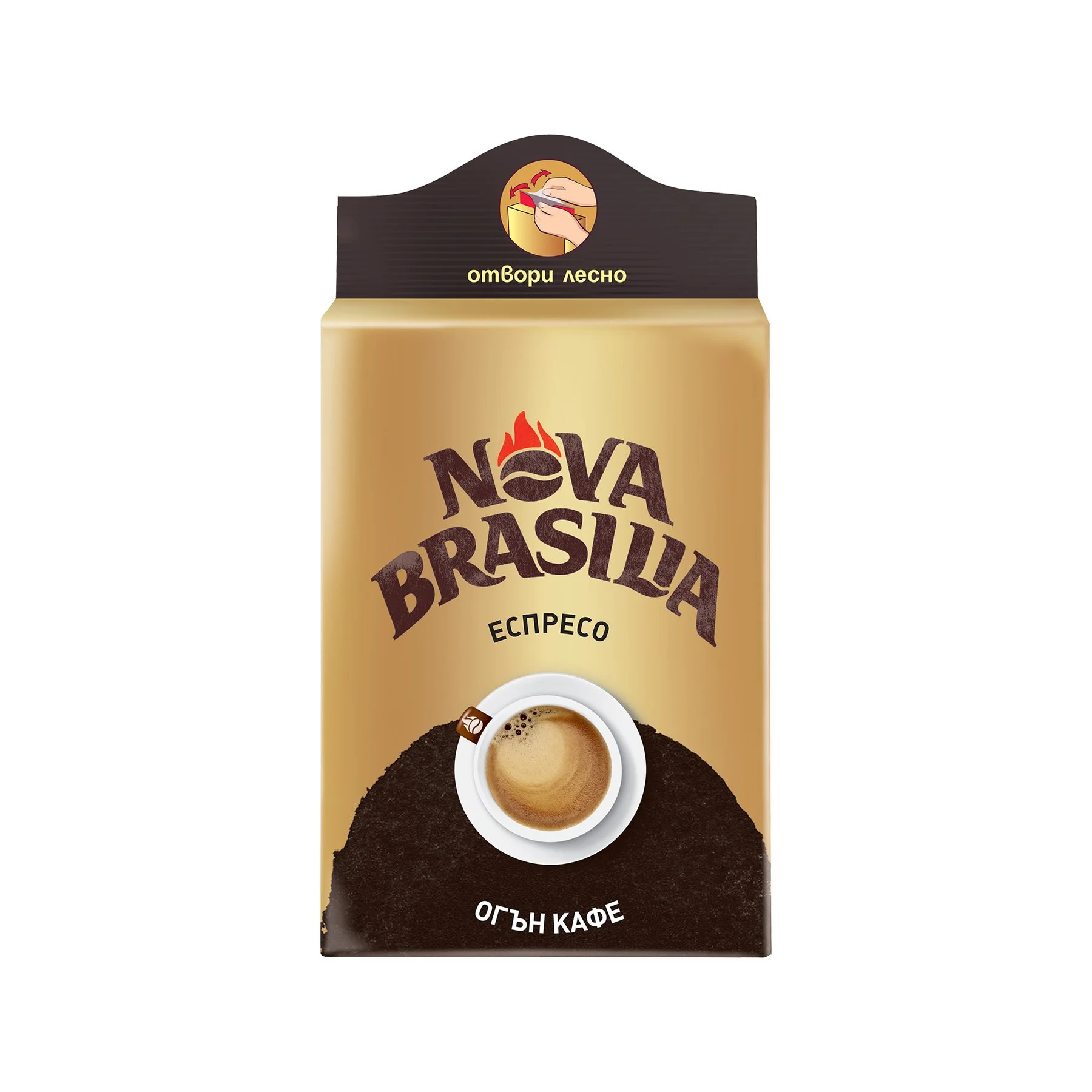 Nova Brasilia Ground coffee Espresso, 200 g