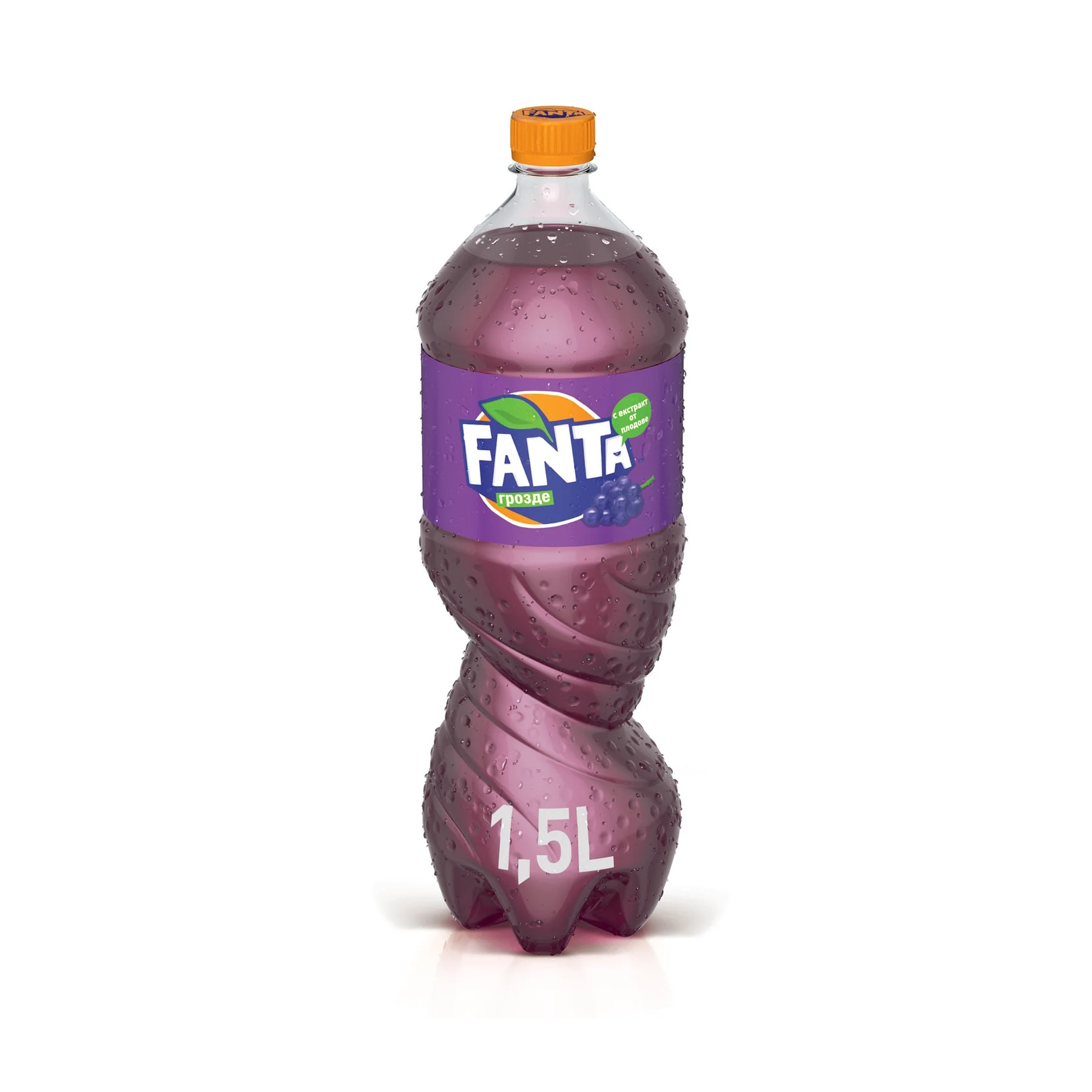 Fanta Soft drink, grape, 1.5 L, plastic bottle