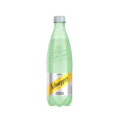 Schweppes Club Soda, 500 ml, plastic bottle