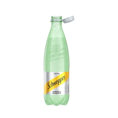 Schweppes Club Soda, 500 ml, plastic bottle