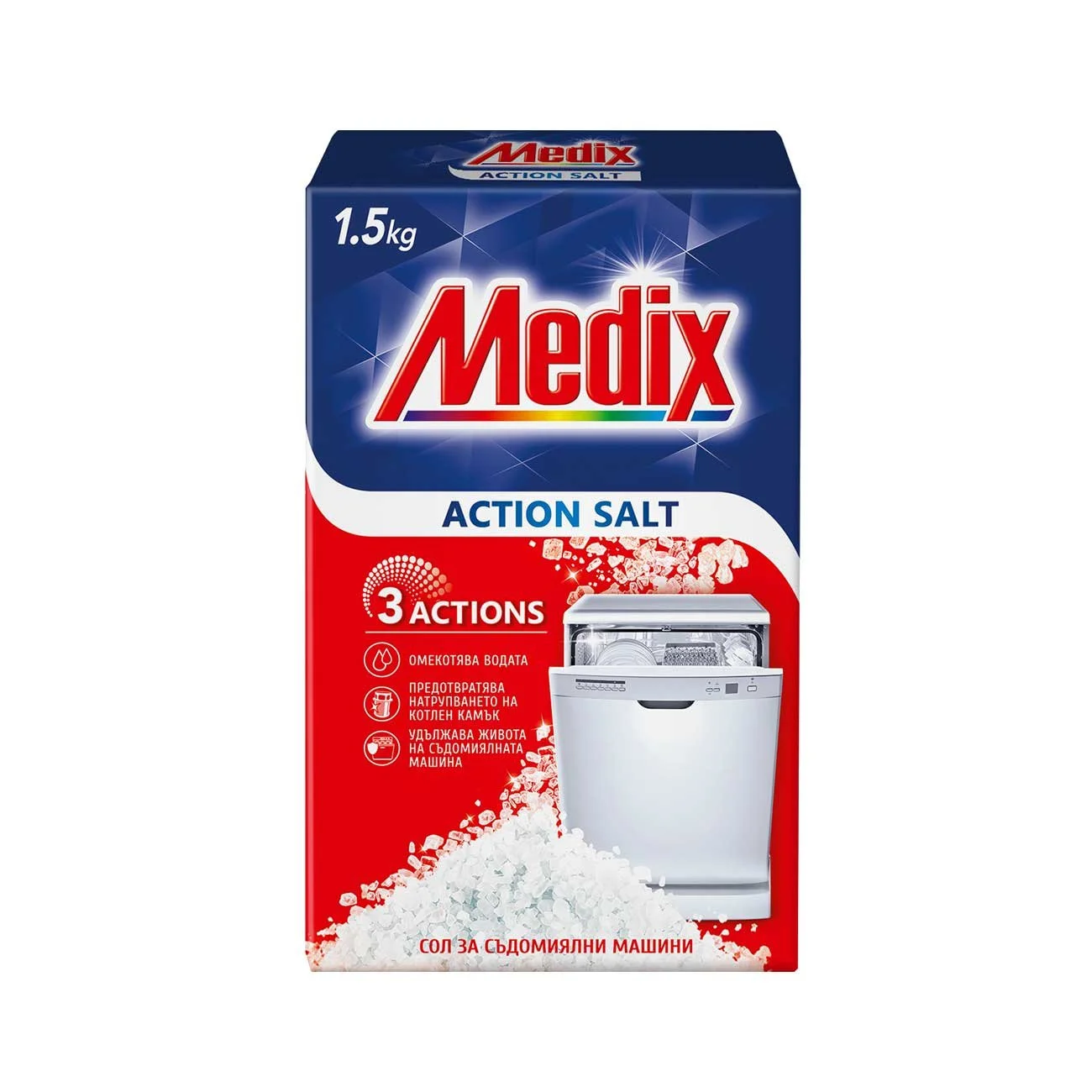 Salt for dishwasher machine Medix, 1.5 kg