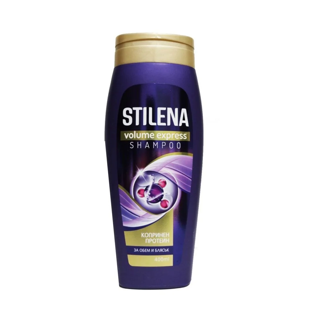 Shampoo Stilena, purple, for volume, 400 ml