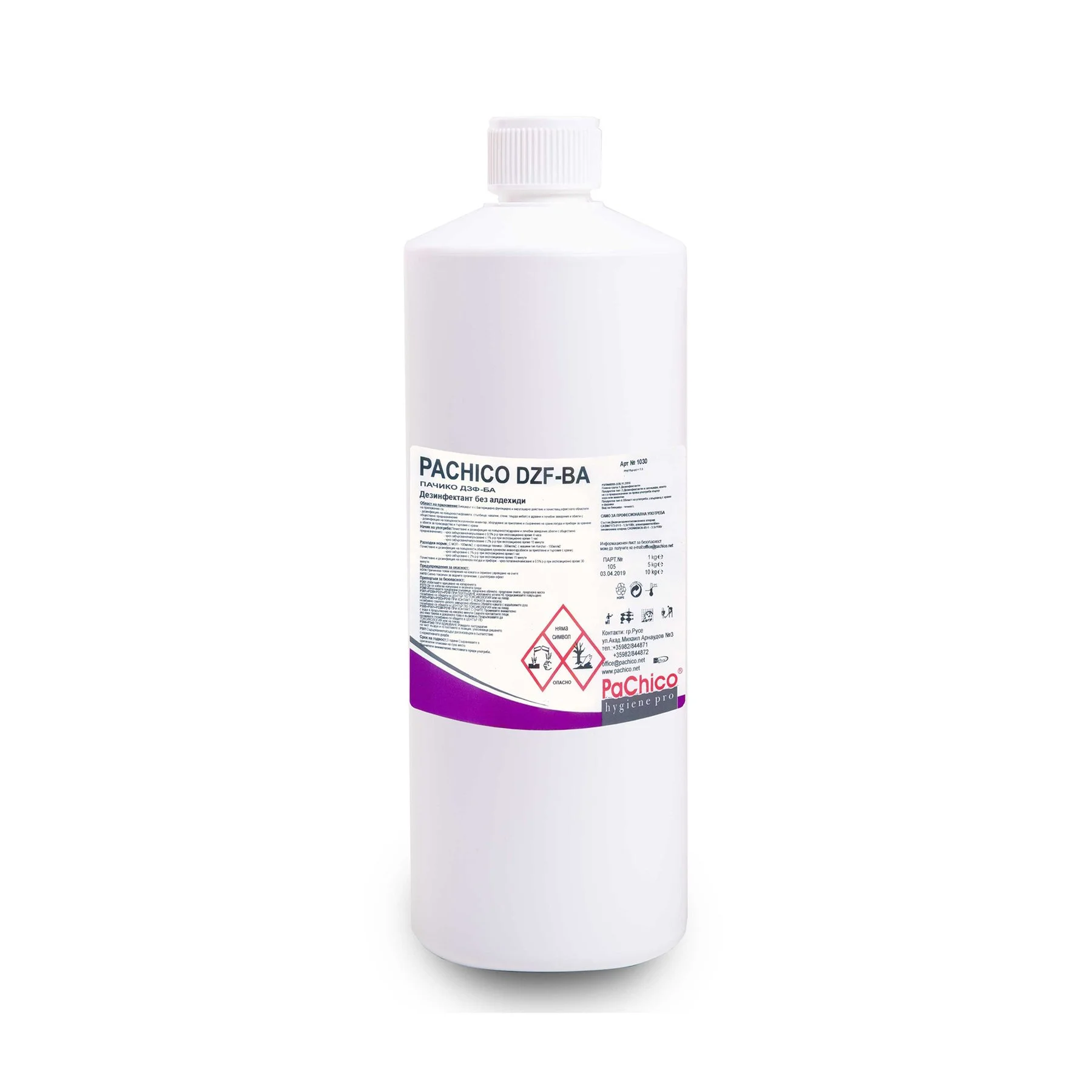 Disinfectant detergent PaChico DZF BA, professional, 1 kg