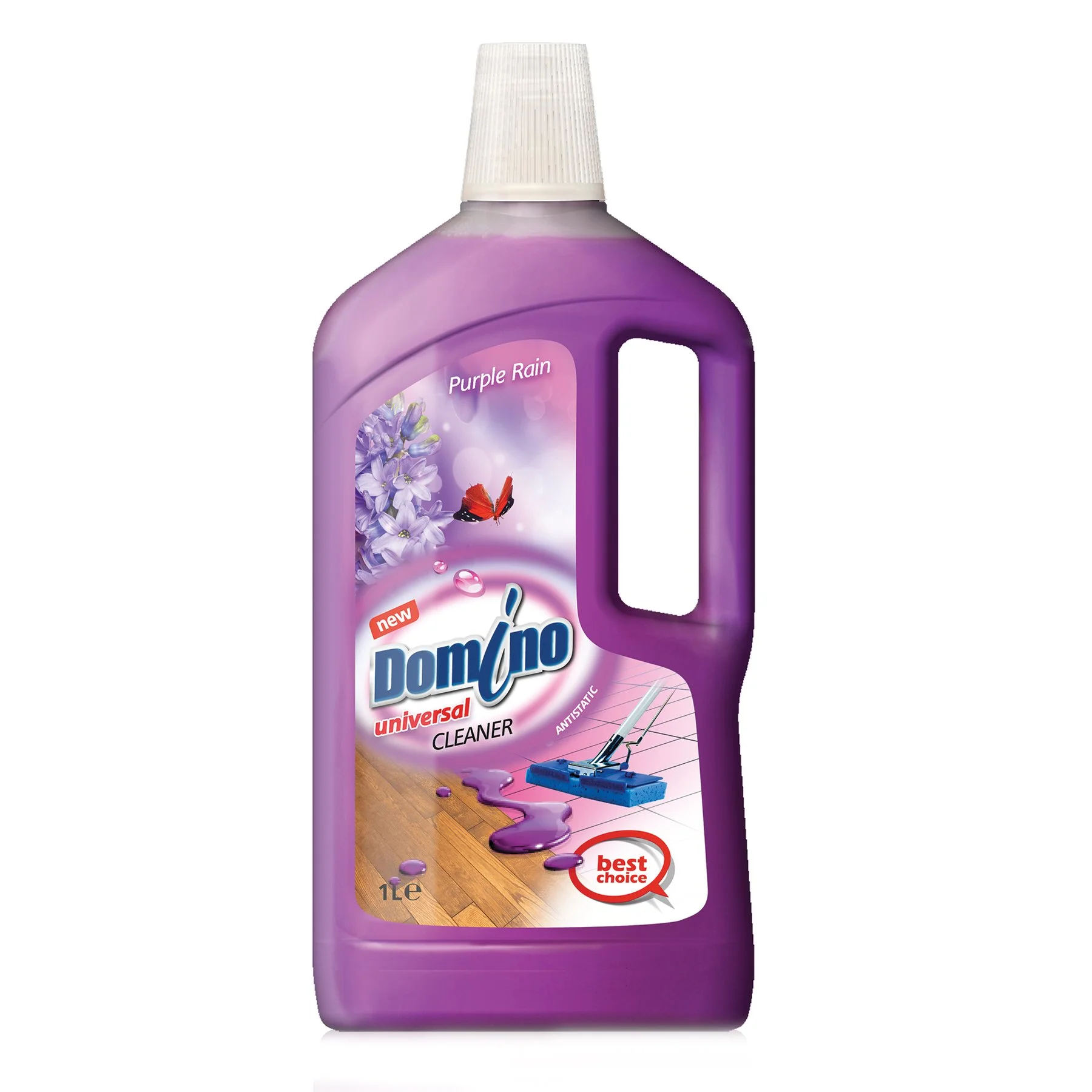 Cleaning agent Domino, universal, purple rain, 1 L