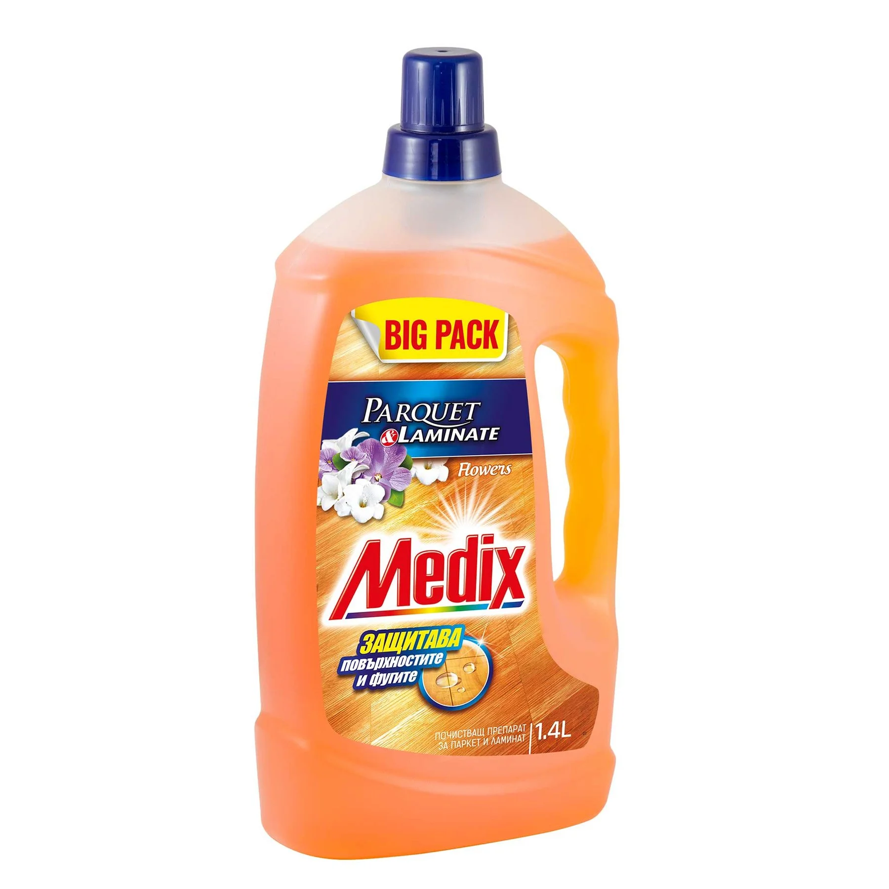 cleaning detergent for parquet and laminate floors Medix, 1.4 L