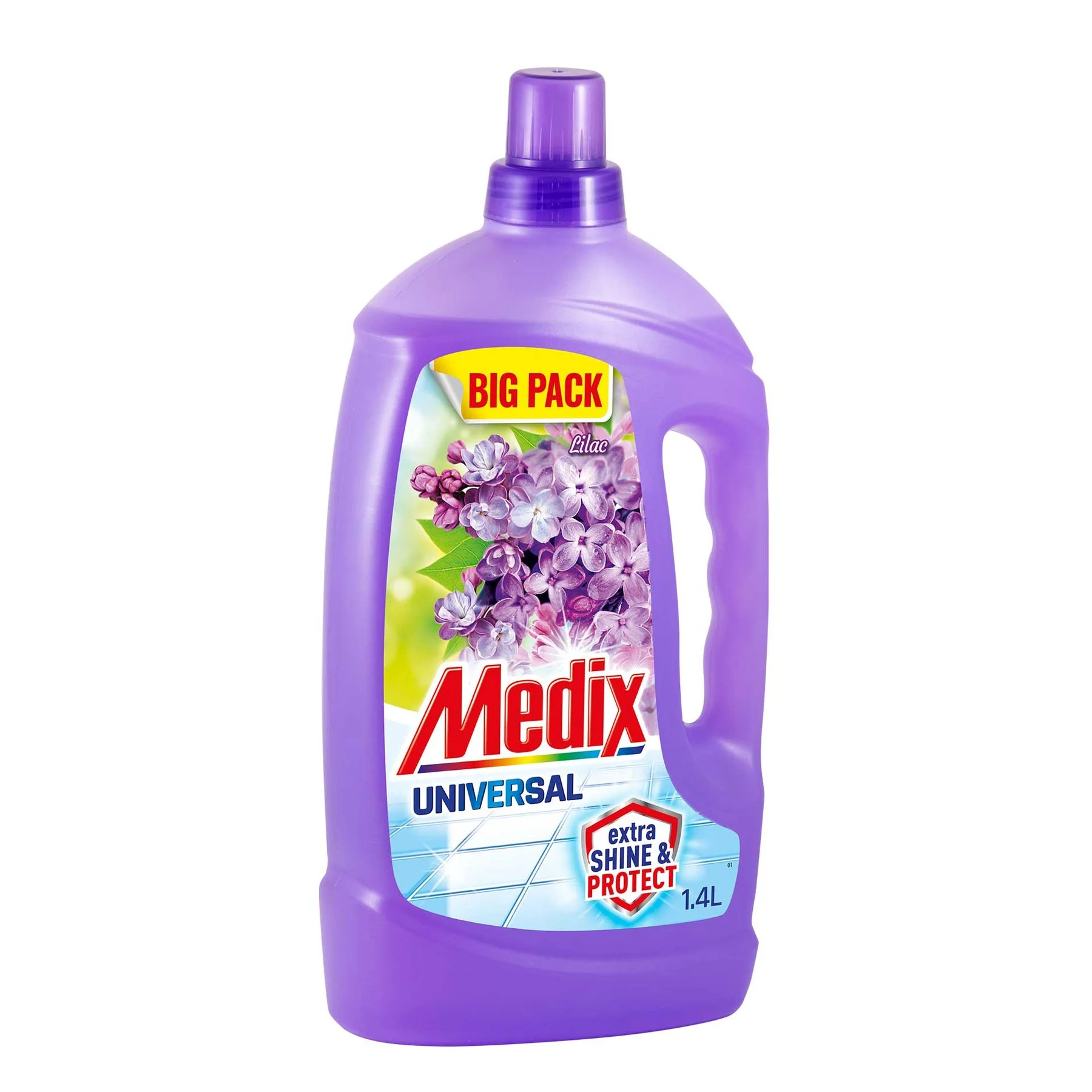 Cleaning agent Medix Express & Shine, universal, lilac, 1.4 L, violet