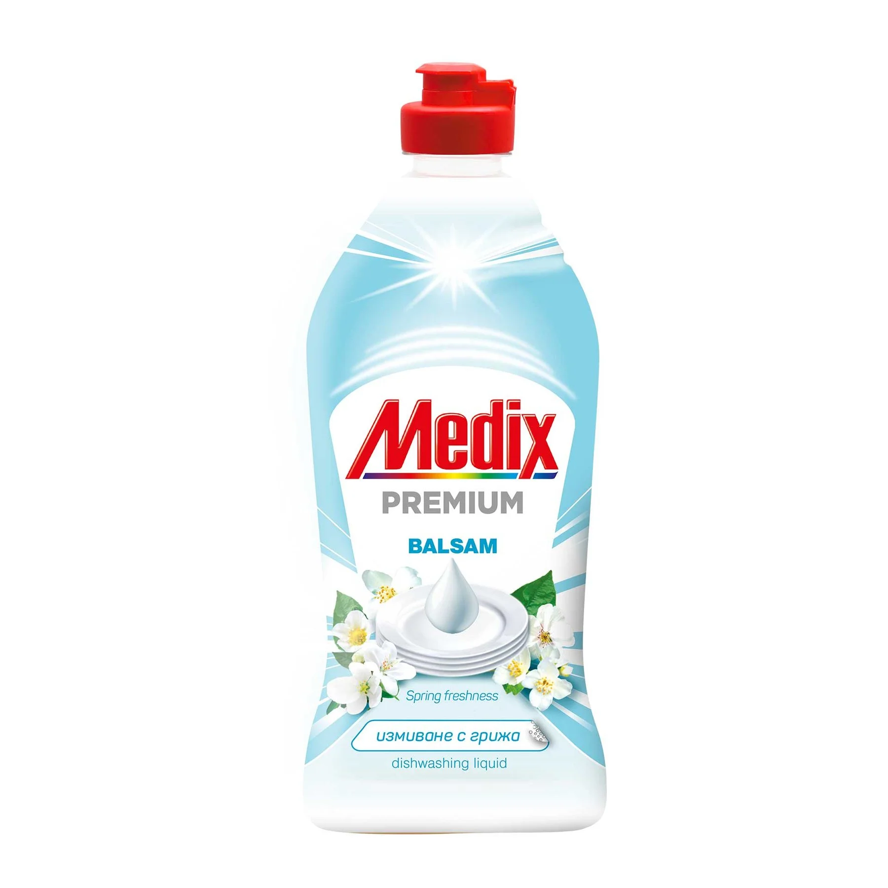 Dishwashing detergent Medix Balsam, spring freshness, 415 ml, white