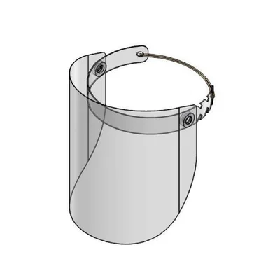 Safety helmet, for reusable use, 190 x 130 x 250 mm