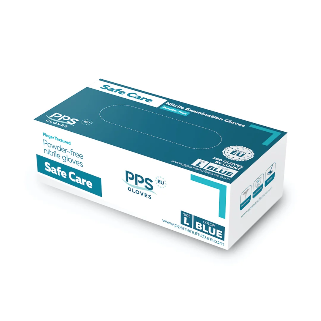 Gloves PPS, nitrile, L, powder-free, 100 count