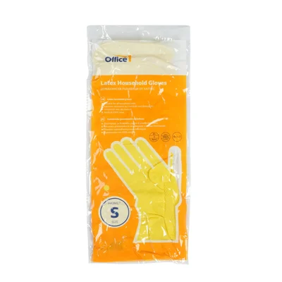 Gloves Office 1, household, latex, size S