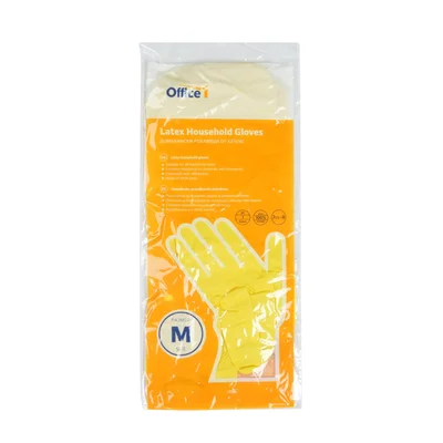Gloves Office 1, household, latex, size M