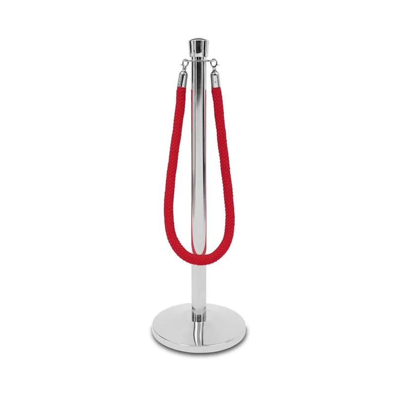 Limiting peg Modern, chrome, width 320 mm, height 920 mm