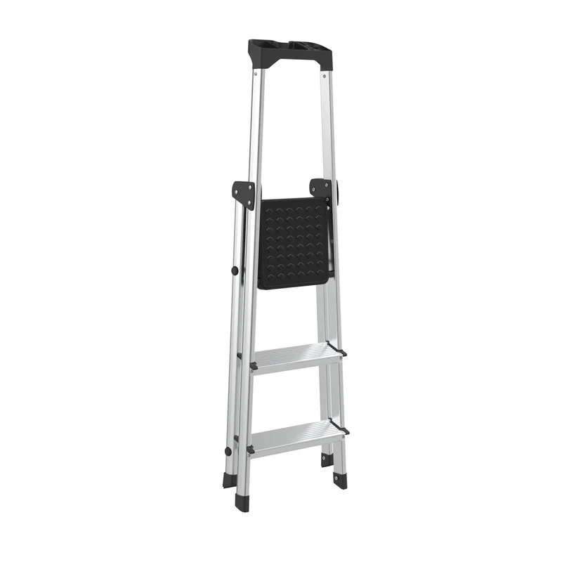 Ladder Twin, aluminum, 2+1 steps