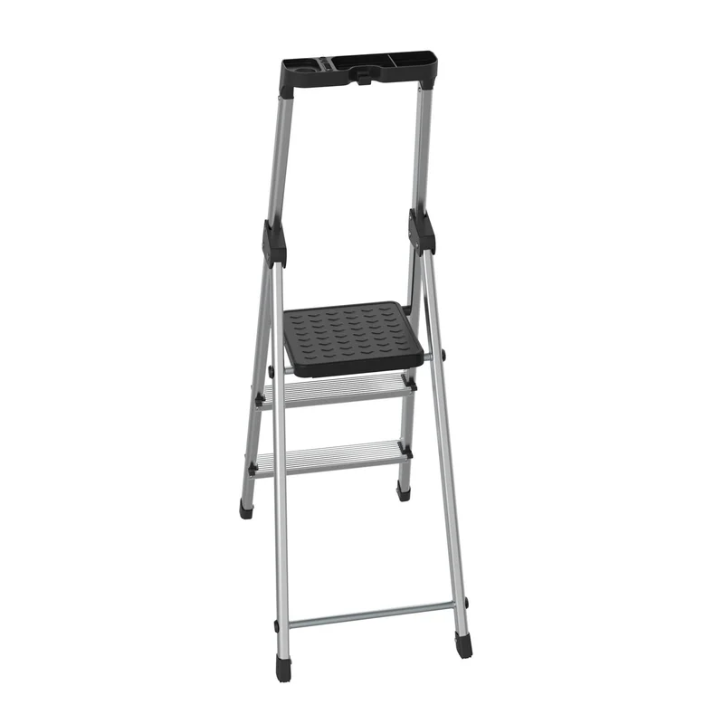 Ladder Twin, aluminum, 2+1 steps