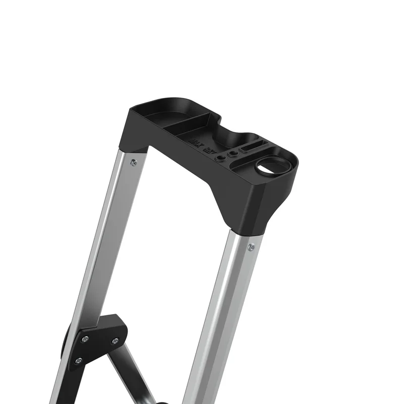 Ladder Twin, aluminum, 2+1 steps