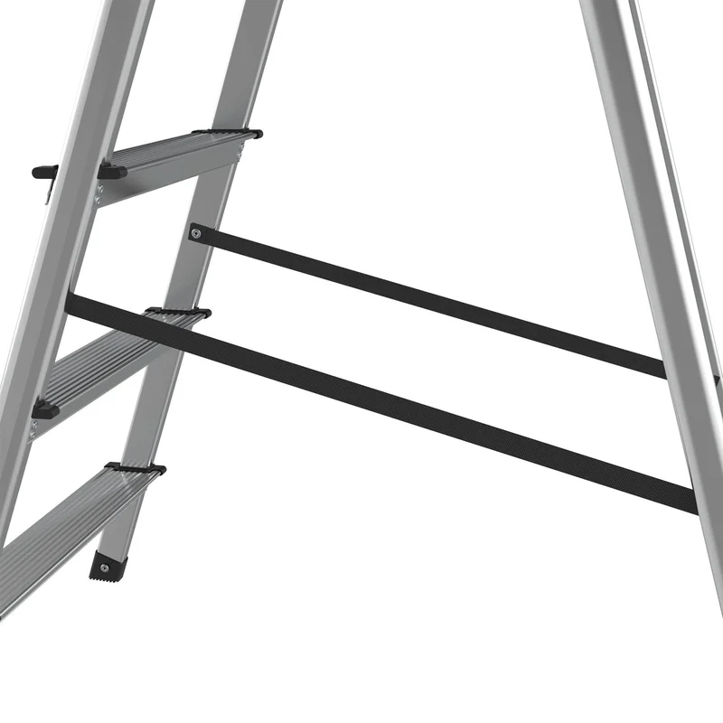Ladder Twin, aluminum, 2+1 steps