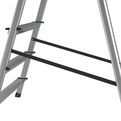 Ladder Twin, aluminum, 2+1 steps