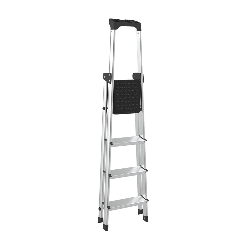 Ladder Twin, aluminum, 3+1 steps