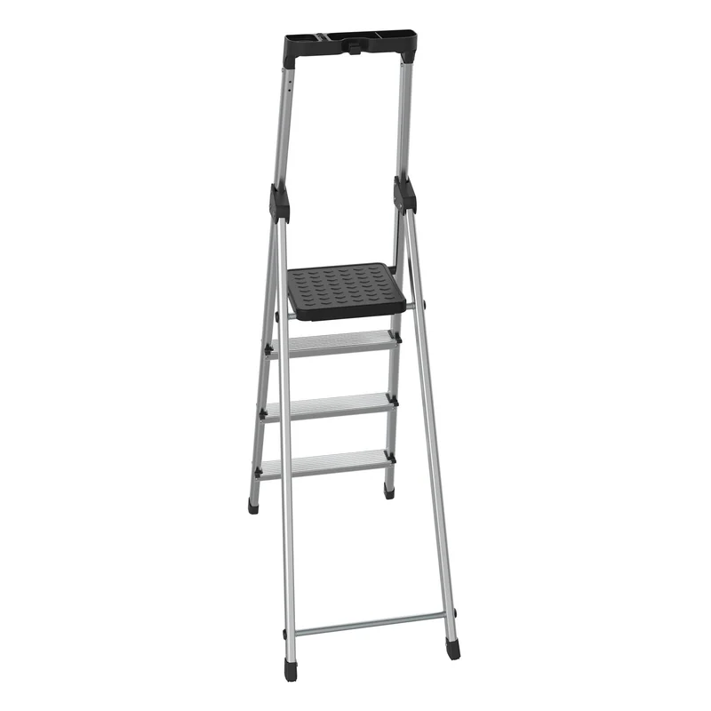 Ladder Twin, aluminum, 3+1 steps
