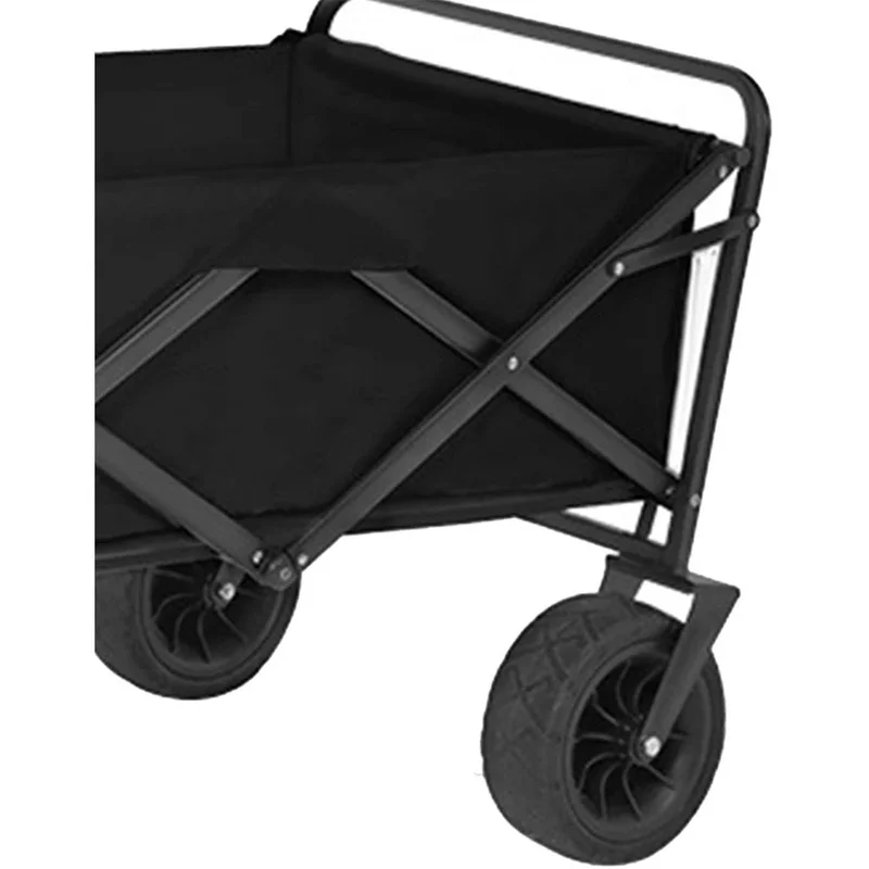 TRANSPORT TROLLEY WITH BRAKE BLACK