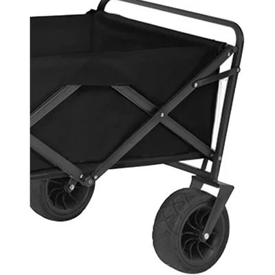 TRANSPORT TROLLEY WITH BRAKE BLACK