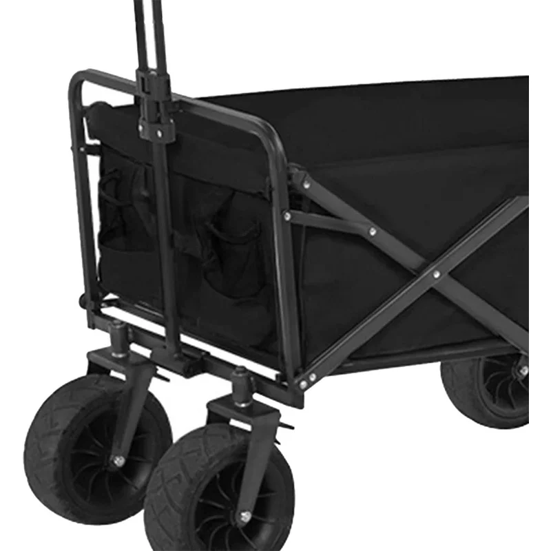 TRANSPORT TROLLEY WITH BRAKE BLACK