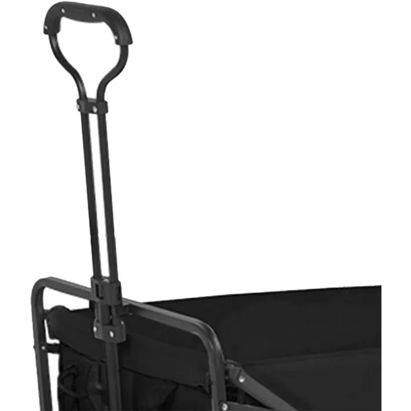 TRANSPORT TROLLEY WITH BRAKE BLACK