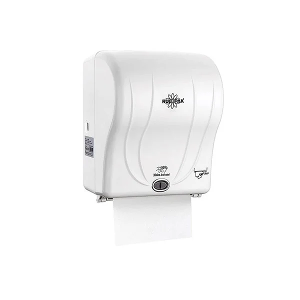 Dispenser for paper rolls Rulopak, with sensor, 21 cm, white, 23.5 х 31 х 40 cm