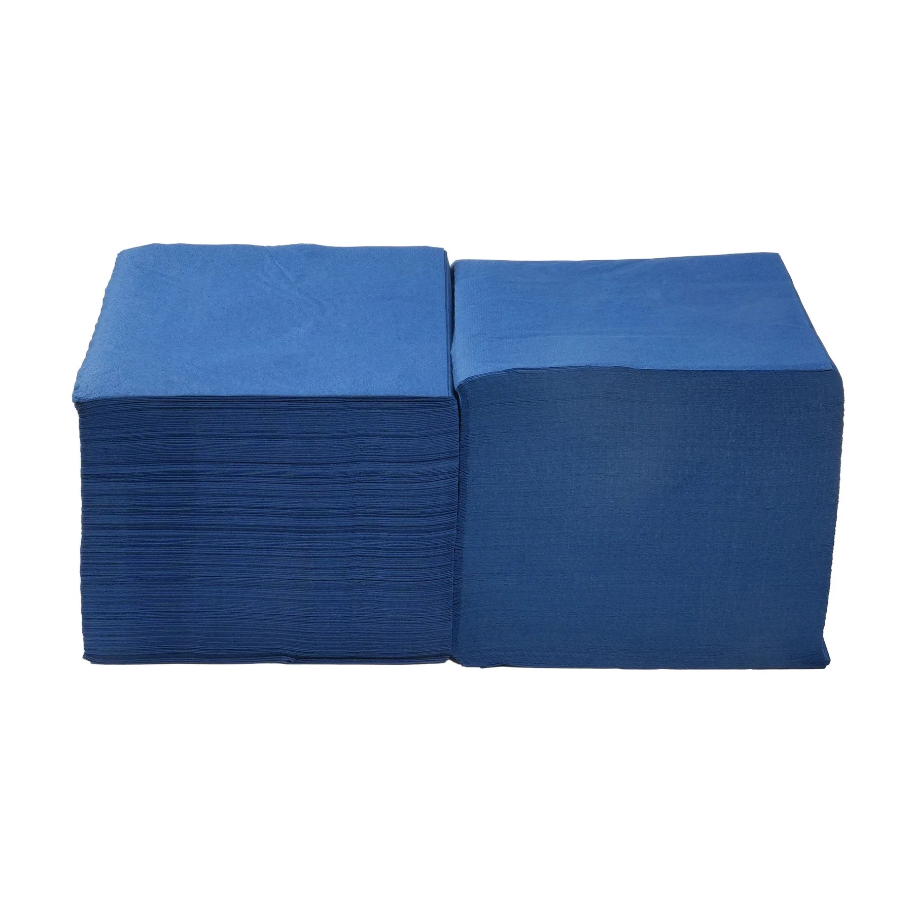 Napkins, cellulose, two-ply, 1/4 fold, 33 x 33 cm, blue, 400 counts
