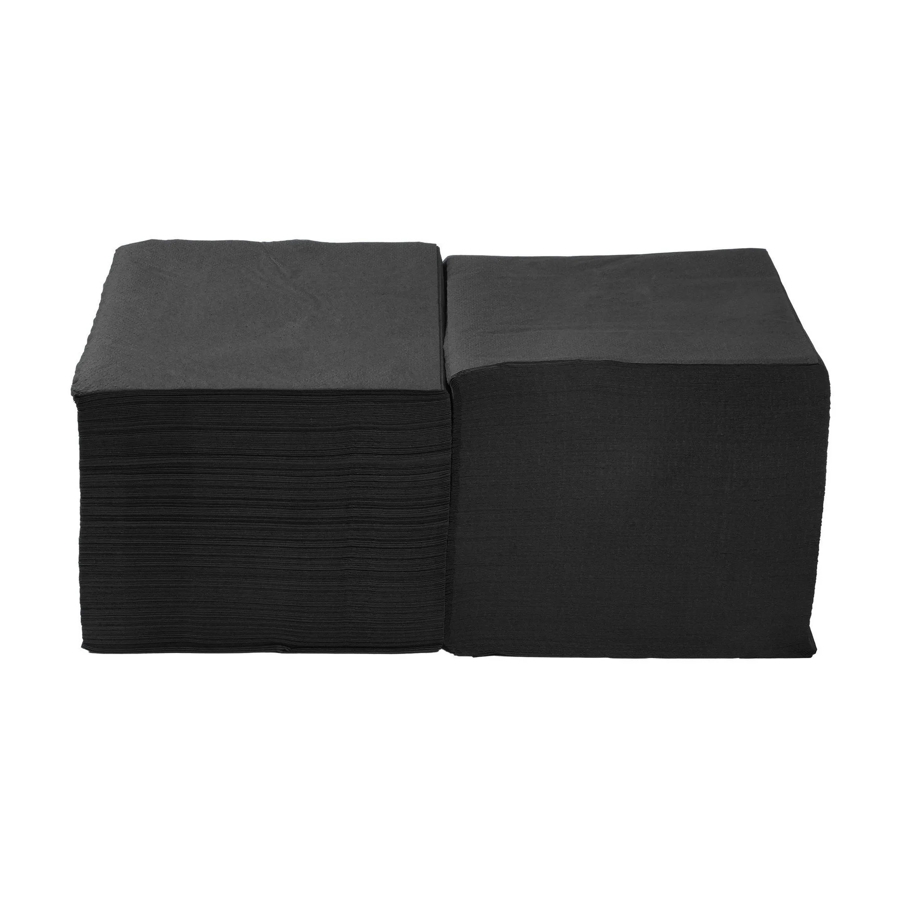 Napkins, cellulose, 2-ply, 1/4 fold, 33 ? 33 cm, black, 400 pcs