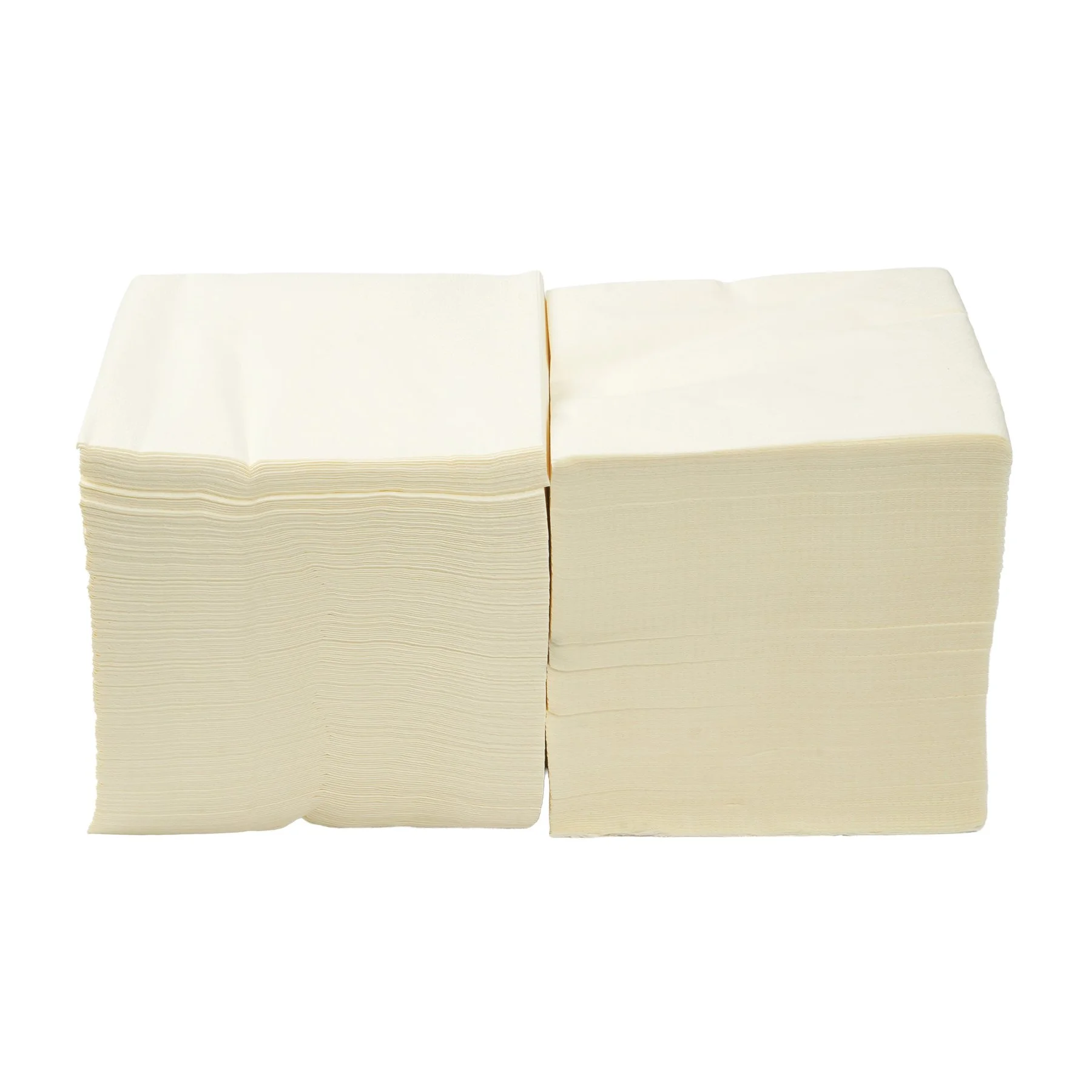 Napkins, cellulose, double-ply, 1/4 fold, 33 x 33 cm, color champagne, 400 counts