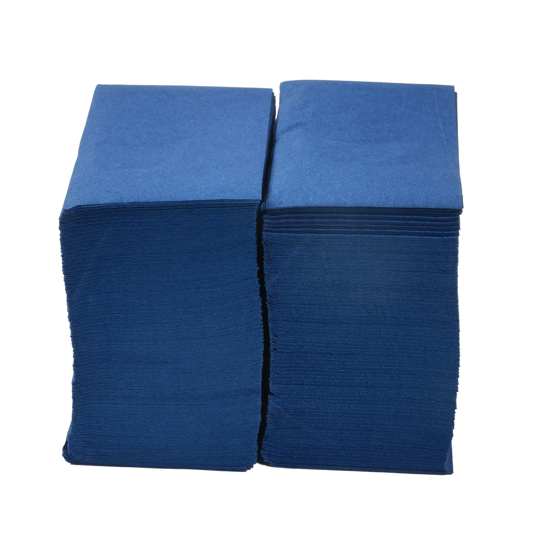Napkins, cellulose, double-ply, 1/8 fold, 33 x 33 cm, blue, 150 counts