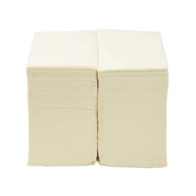 Napkins, cellulose, double-ply, 1/8 fold, 33 x 33 cm, color champagne, 150 count