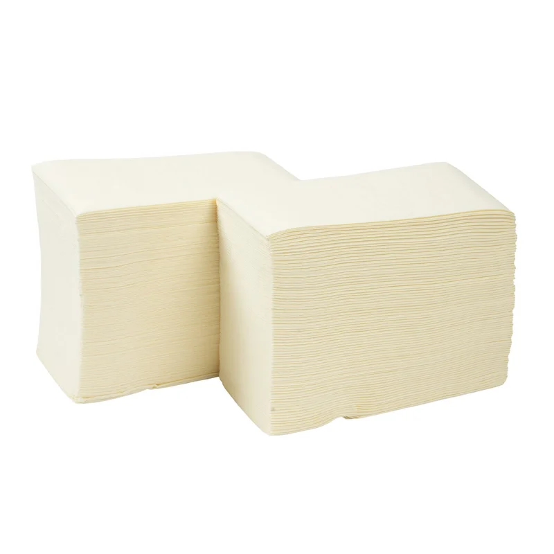Napkins, cellulose, double-ply, 1/8 fold, 33 x 33 cm, color champagne, 150 count