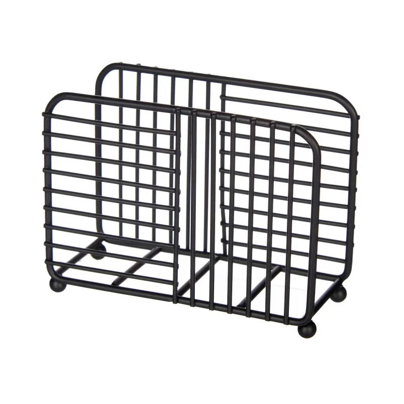 Napkin holder Kinvara, metal, black
