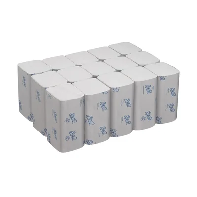 Towels for hands Kimberly-Clark Scott Essential 6617, 21.2 х 20 cm, 340 short, 15 count