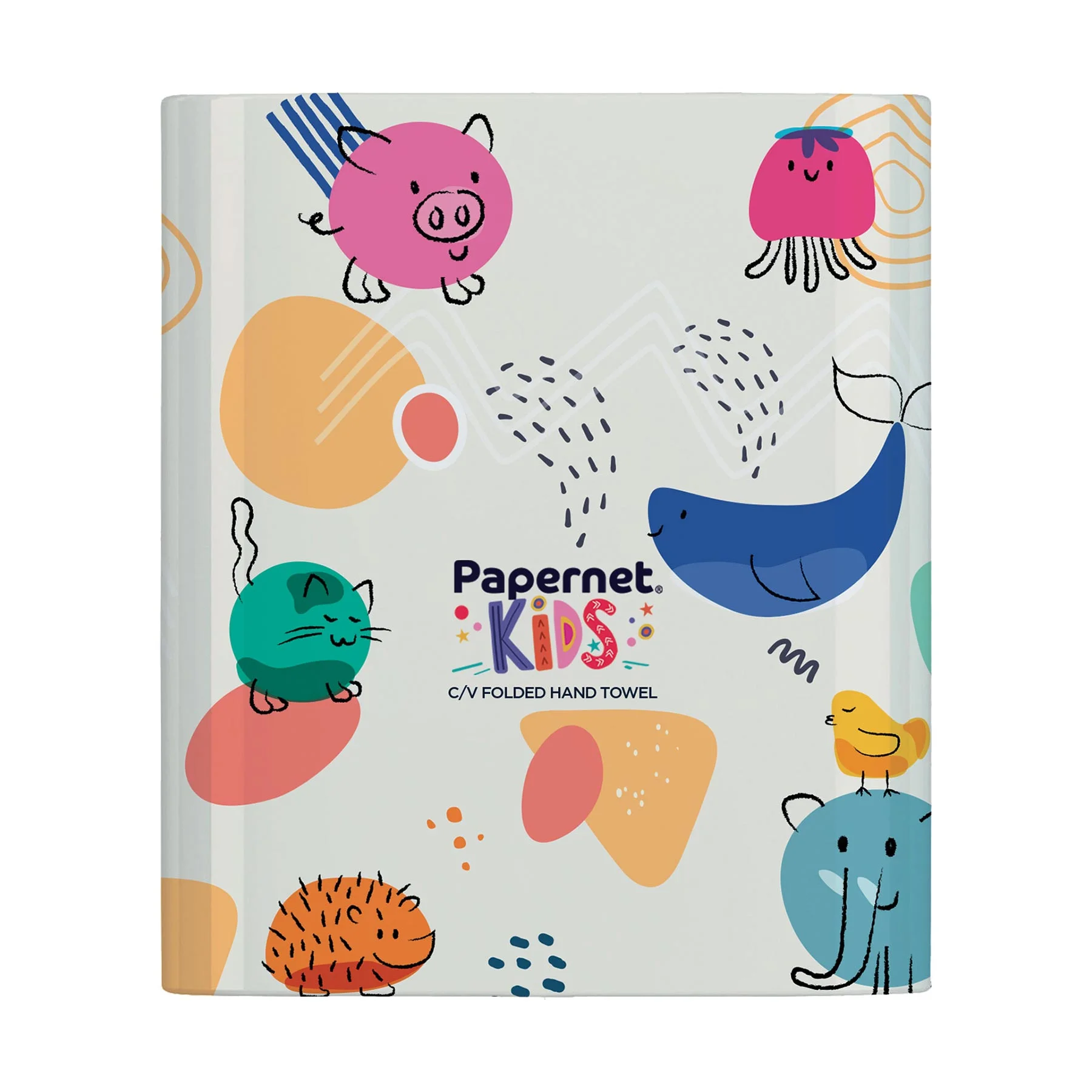 Dispenser for towels for hands Papernet Animals Spase, 30 х 14.5 х 33.6 cm