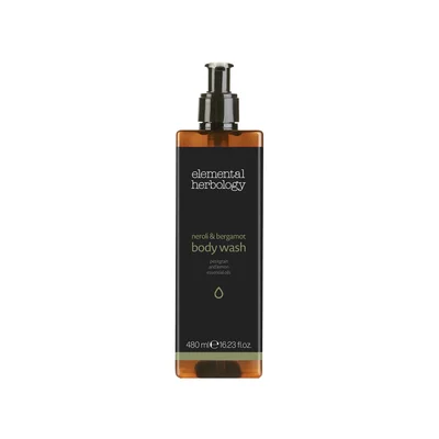 Shower gel GFL Cosmetics Elemental, with pump, sealed, 480 ml, 6 x 6 x 20 cm