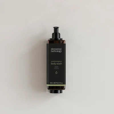 Shower gel GFL Cosmetics Elemental, with pump, sealed, 480 ml, 6 x 6 x 20 cm