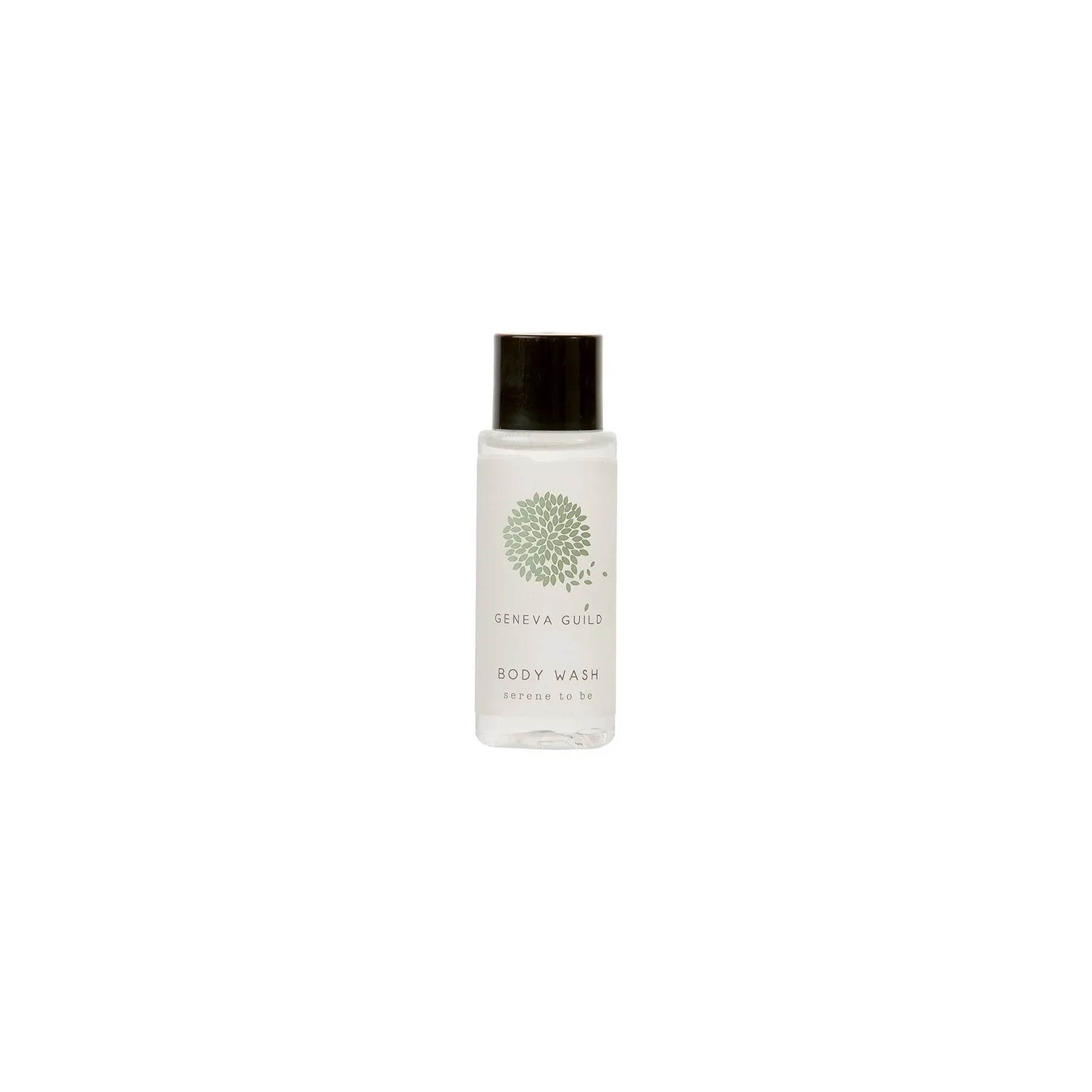 Shower gel GFL Cosmetics Geneva, with black cap, 30 ml, 300 count