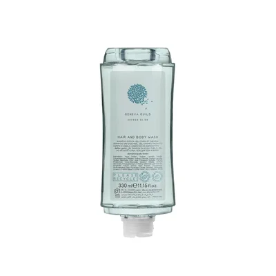 Shower gel for hair GFL Cosmetics and body Geneva, 330 ml, 6 х 20 cm
