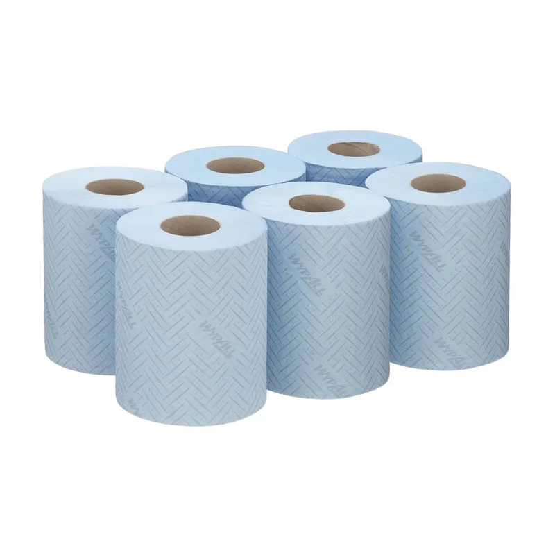 Paper for cleaning Kimberly-Clark WypAll Reach 6223 Centrefeed, on roll, 430 sheets, 163 m, blue, 6 pieces