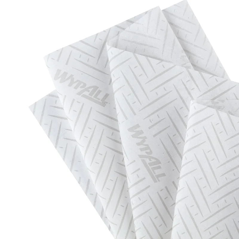 Кърпи за почистване Kimberly-Clark WypAll L20 7302 Centrefeed, на ролка, 38 х 18.3 cm, 380 къса, бели, 6 броя