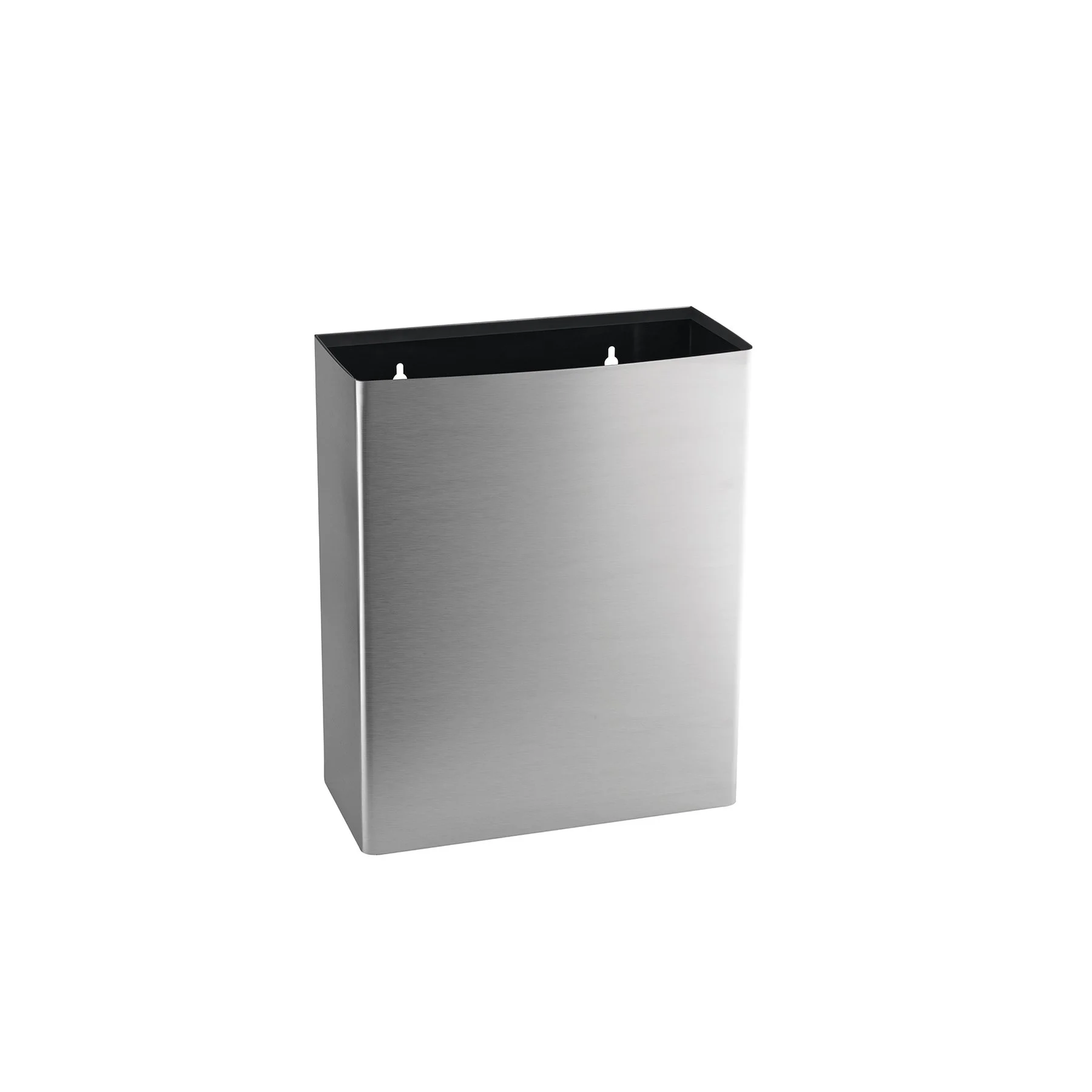 Waste bin Dayco, open, metal, 36 х 16 х 44 cm, 23 L, stainless steel